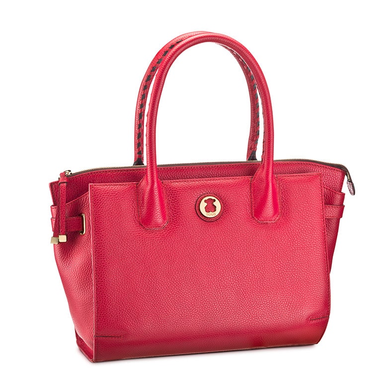 Rose red handbag